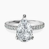Platinum Claire Full Eternity Lab Diamond Ring front image