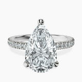 Platinum Claire Full Eternity Lab Diamond Ring front image