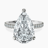 Platinum Claire Full Eternity Lab Diamond Ring front image