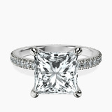 Platinum Claire Full Eternity Lab Diamond Ring front image