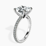 Platinum Claire Full Eternity Lab Diamond Ring standing product image one