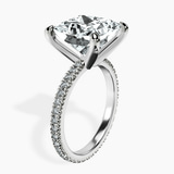 10kt White Gold Claire Full Eternity Lab Diamond Ring standing product image one