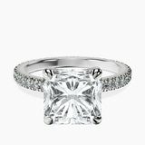 Platinum Claire Full Eternity Lab Diamond Ring front image