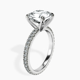 Platinum Claire Full Eternity Lab Diamond Ring standing product image one