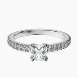 Platinum Claire Full Eternity Lab Diamond Ring front image