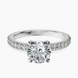 Platinum Claire Full Eternity Lab Diamond Ring front image