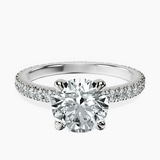 Platinum Claire Full Eternity Lab Diamond Ring front image