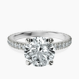 Platinum Claire Full Eternity Lab Diamond Ring front image
