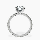 Platinum Claire Full Eternity Lab Diamond Ring side right image one