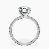 18kt White Gold Claire Full Eternity Lab Diamond Ring side right image one