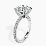 Platinum Claire Full Eternity Lab Diamond Ring standing product image one
