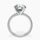 Platinum Claire Full Eternity Lab Diamond Ring side right image one