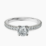 Platinum Claire Full Eternity Lab Diamond Ring front image