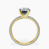 18kt Yellow Gold Claire Full Eternity Lab Diamond Ring side right image one