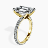 10kt Yellow Gold Claire Full Eternity Lab Diamond Ring standing product image one