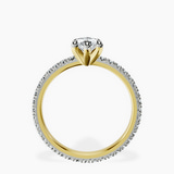 18kt Yellow Gold Claire Full Eternity Lab Diamond Ring side right image one