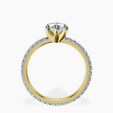 18ct Yellow Gold Claire Full Eternity Lab Diamond Ring side right image one