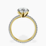 14kt Yellow Gold Claire Full Eternity Lab Diamond Ring side right image one