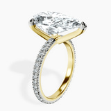 10kt Yellow Gold Claire Full Eternity Lab Diamond Ring standing product image one