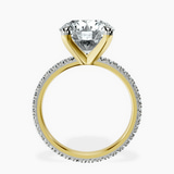 14kt Yellow Gold Claire Full Eternity Lab Diamond Ring side right image one