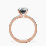 14kt Rose Gold Emily Eternity Lab Diamond Ring side right image one