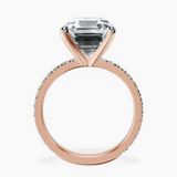 18kt Rose Gold Emily Eternity Lab Diamond Ring side right image one