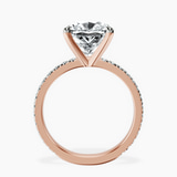 10kt Rose Gold Emily Eternity Lab Diamond Ring side right image one