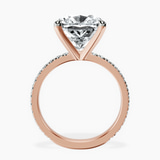 10kt Rose Gold Emily Eternity Lab Diamond Ring side right image one