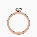 14kt Rose Gold Emily Eternity Lab Diamond Ring side right image one