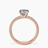 9ct Rose Gold Emily Eternity Lab Diamond Ring side right image one