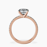 10kt Rose Gold Emily Eternity Lab Diamond Ring side right image one