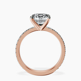 14kt Rose Gold Emily Eternity Lab Diamond Ring side right image one