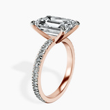14kt Rose Gold Emily Eternity Lab Diamond Ring standing product image one