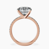 14kt Rose Gold Emily Eternity Lab Diamond Ring side right image one