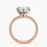 10kt Rose Gold Emily Eternity Lab Diamond Ring side right image one
