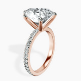 18kt Rose Gold Emily Eternity Lab Diamond Ring standing product image one