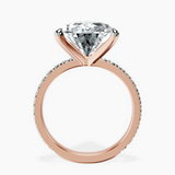 14kt Rose Gold Emily Eternity Lab Diamond Ring side right image one