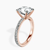 18kt Rose Gold Emily Eternity Lab Diamond Ring standing product image one