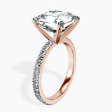 10kt Rose Gold Emily Eternity Lab Diamond Ring standing product image one