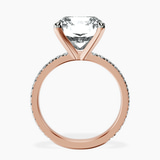 10kt Rose Gold Emily Eternity Lab Diamond Ring side right image one