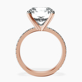 10kt Rose Gold Emily Eternity Lab Diamond Ring side right image one