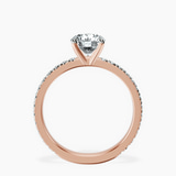 14kt Rose Gold Emily Eternity Lab Diamond Ring side right image one