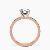 9ct Rose Gold Emily Eternity Lab Diamond Ring side right image one