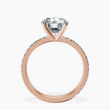 14kt Rose Gold Emily Eternity Lab Diamond Ring side right image one