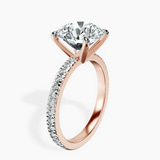 14kt Rose Gold Emily Eternity Lab Diamond Ring standing product image one