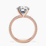 14kt Rose Gold Emily Eternity Lab Diamond Ring side right image one