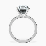 Platinum Emily Eternity Lab Diamond Ring side right image one