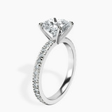 Platinum Emily Eternity Lab Diamond Ring standing product image one