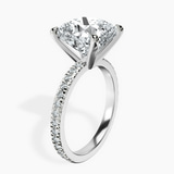 Platinum Emily Eternity Lab Diamond Ring standing product image one