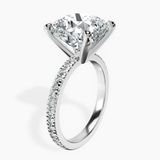 Platinum Emily Eternity Lab Diamond Ring standing product image one